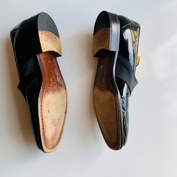 Mezlan Men’s Black Pantent Shoes 9